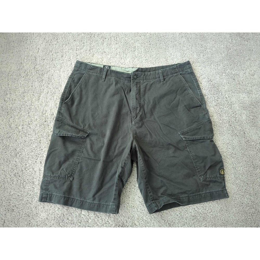 Volcom Fieldstone Cargo Shorts Mens 40 Gray Inseam: 10" Outdoor Casual